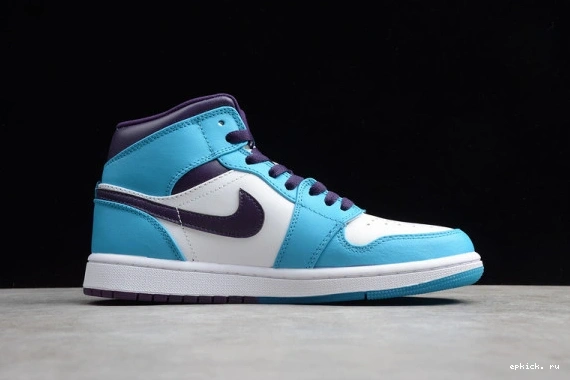 Rep EP  Hornets Jordan Mid 1 554724-415 554724-415 0516